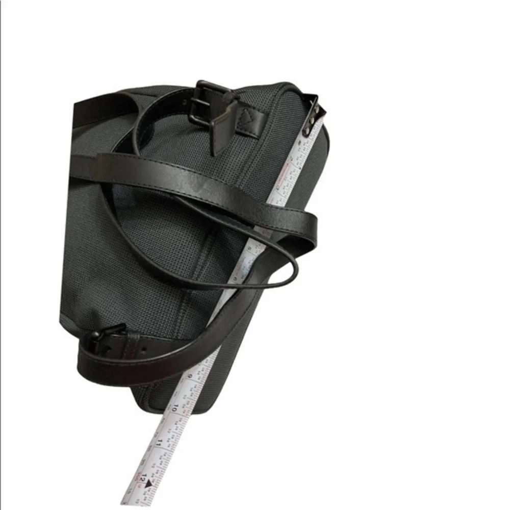 L.L. bean black and gray mini backpack